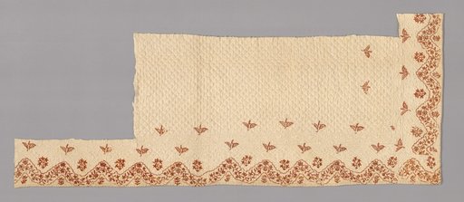 Fragments from a Bedcover made of Petticoat Borders