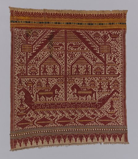 Ritual Cloth with Prancing Horses (Tampan)
