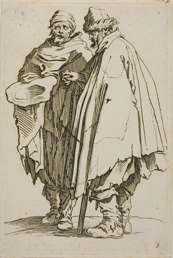 The Blind Man and his Companion, plate nine from The Beggars