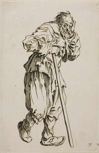 The Beggar on Crutches, plate sixteen from The Beggars