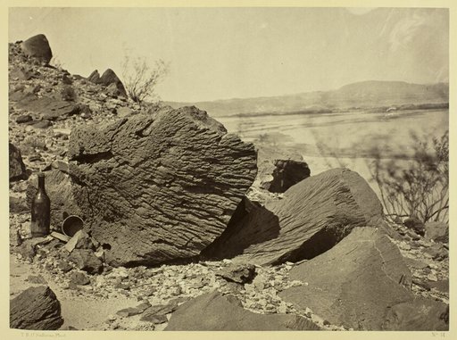 Rock Carved by Drifting Sand, Below Fortification Rock, Arizona