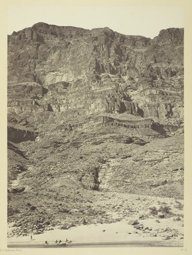 Wall in the Grand Cañon, Colorado River