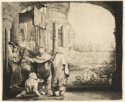 Peter and John Healing the Cripple at the Gate of the Temple