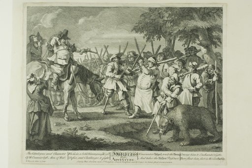Hudibras' First Adventure, plate three from Hudibras