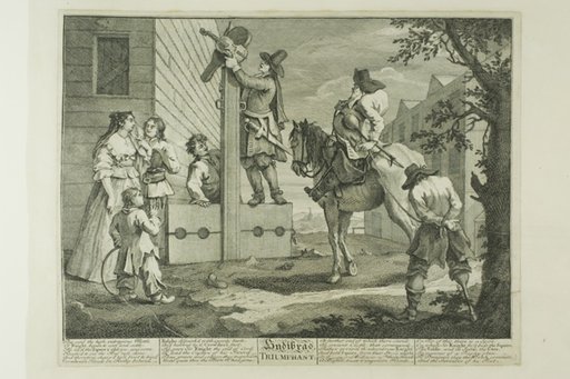 Hudibras Triumphant, plate four from Hudibras