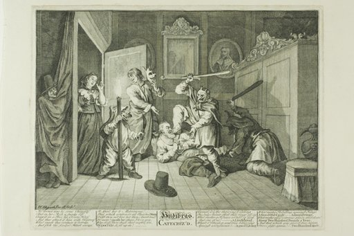 Hudibras Catechized, plate nine from Hudibras