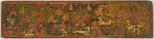 Manuscript Cover from the Glorification of the Great Goddess (Devimahatmya)