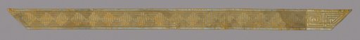 Section of Border from Thanka (Religious Picture)