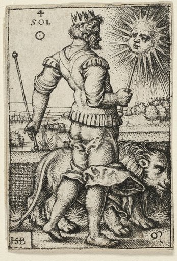 Sun, plate four from The Seven Planets with the Zodiacs