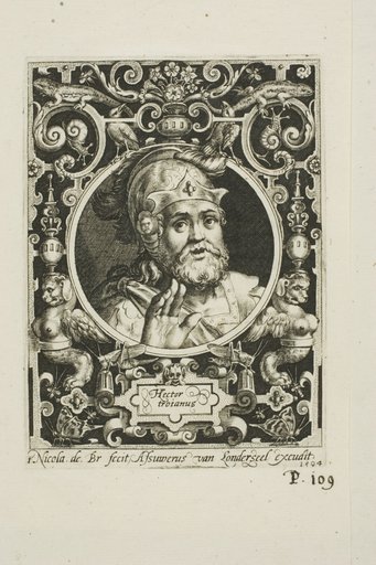Hector of Troy, plate one from The Nine Worthies