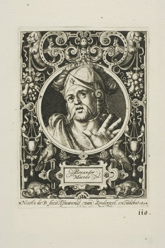 Alexander the Great, plate two from The Nine Worthies