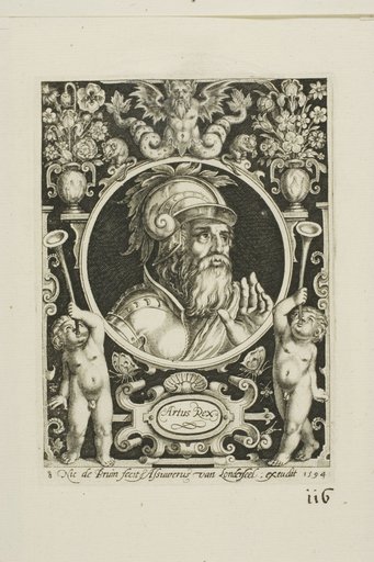 King Arthur, plate eight from The Nine Worthies