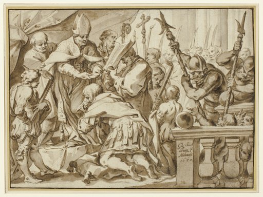 Coronation of Otto the Great in the Church of Saint'Ambrogio, Milan