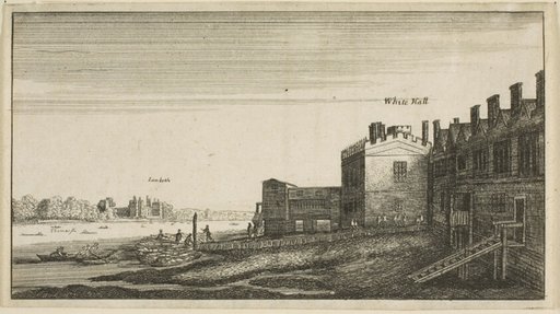 View of Lambeth Palace from the River at Whitehall Stairs