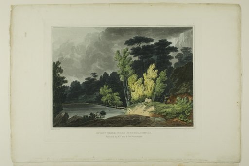 Spirit Creek; Near Augusta, Georgia, plate two of the second number of Picturesque Views of American Scenery