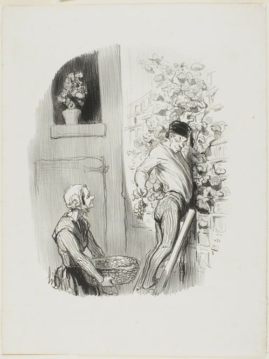 The Grape Gatherer, from Les Bons Bourgeois