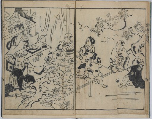 The Fanciful Eight Views in Military Love Affairs (Furyu budo iro-bakkei)