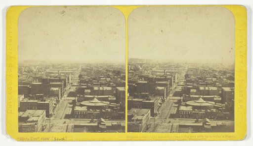 Bird's Eye View (South), from the series "Chicago and Vicinity"
