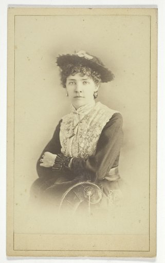 Untitled (Portrait of Woman with Hat)