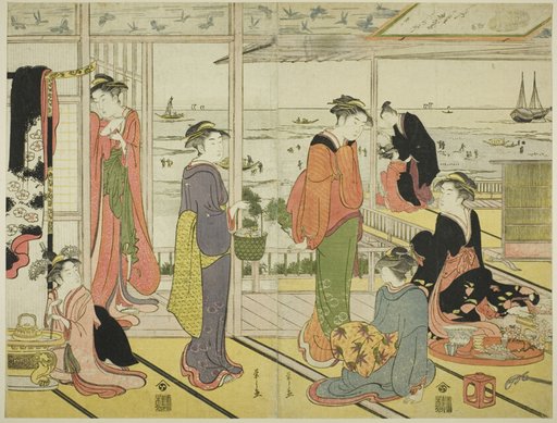 In a Pleasure House in Shinagawa (Shinagawa no rojo)