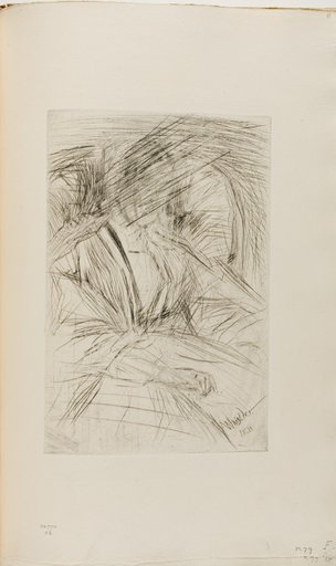 Lady in an armchair