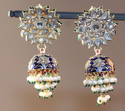 Pair of Earrings (Karanphul Jhumkas)