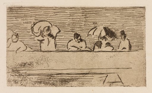 The Parapet of the Bridge, plate 5 from Le Fleuve