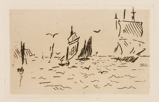 The Sea, plate 7 from Le Fleuve