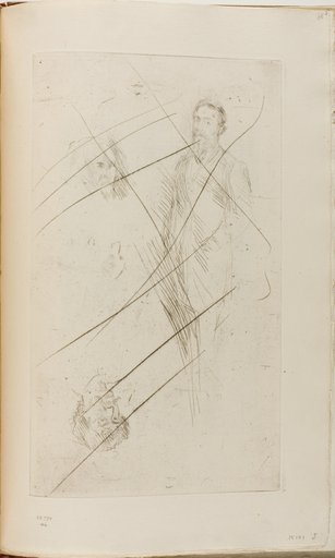 Portrait Sketches including F.R. Leyland and Whistler