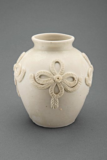 Ovoid Jar with Looped Bows