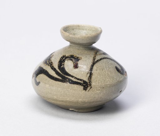 Oil Bottle with Floral Motifs