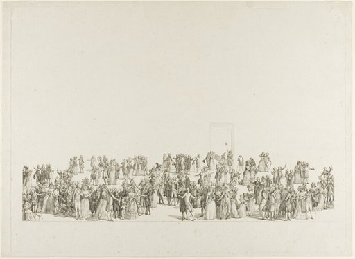 Lauda-Conatum: Exposition au Salon du Louvre en 1787 (The Exhibition at the Salon du Louvre in 1787)