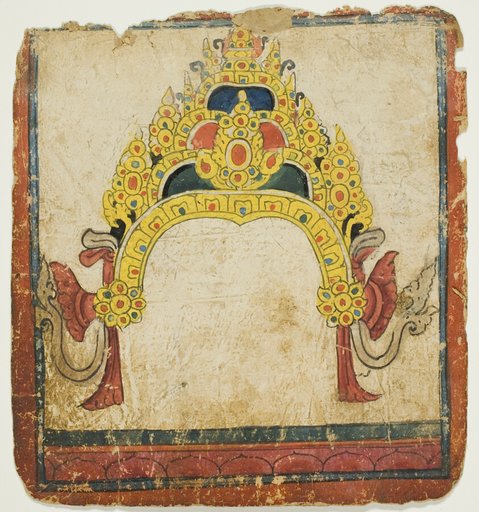 Jeweled Ritual Crown, from a Set of Initiation Cards (Tsakali)