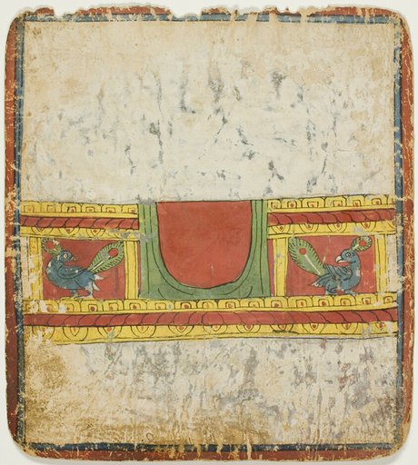 Peacock Throne, from a Set of Initiation Cards (Tsakali)