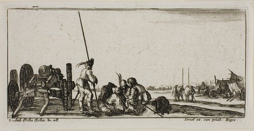 Plate Nine from Drawings of Several Movements by Soldiers