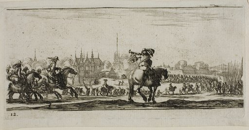 Plate Twelve from Drawings of Several Movements by Soldiers