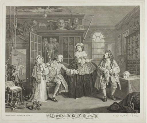Plate Three, from Marriage à la Mode