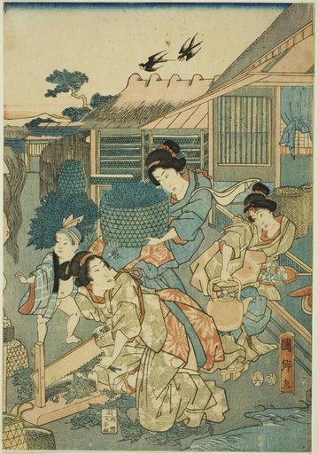 Great Prosperity at the Silk Farm (Kaikoya Daihanjono Zu)