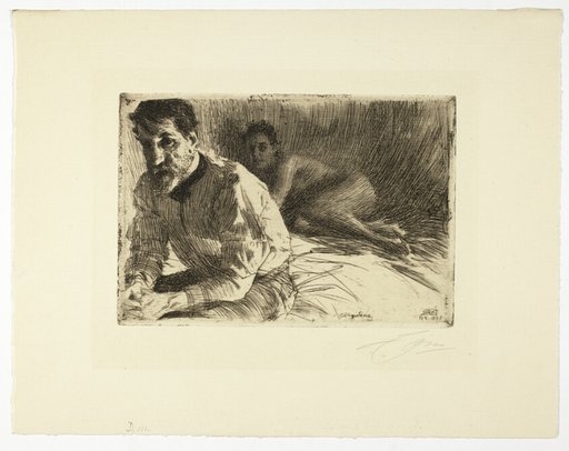 Augustus Saint Gaudens II (Saint Gaudens and His Model)