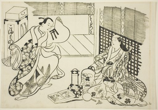 All Kinds of Household Items (Chodo zukushi), from the series "Famous Scenes from Japanese Puppet Plays (Yamato irotake)"