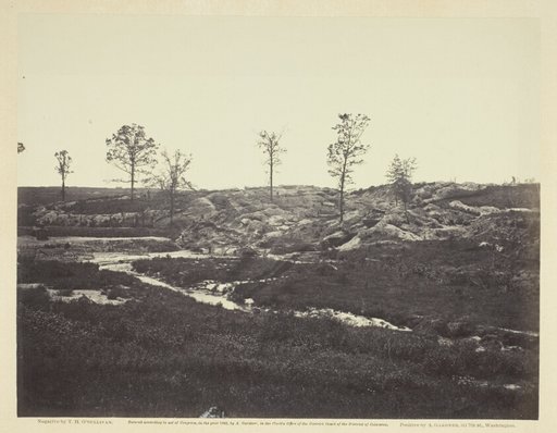 Interior View of the Confederate Line