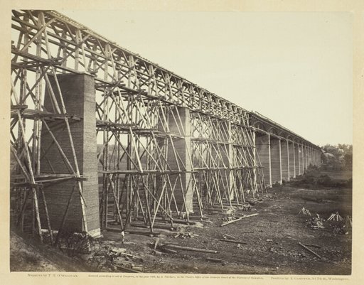 High Bridge Crossing the Appomattox, Near Farmville