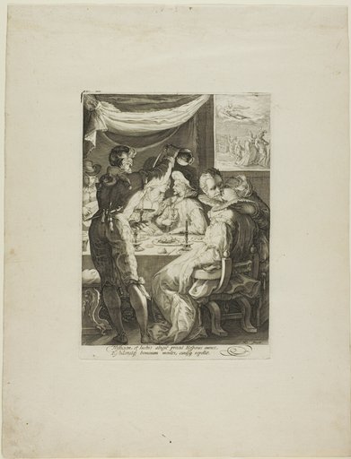 Evening, plate two from Four Times of Day