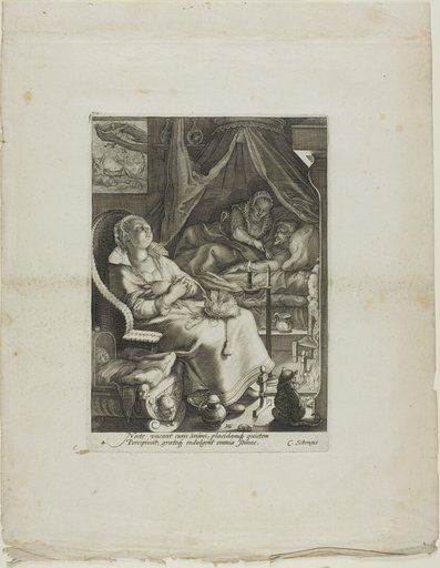 Night, plate four from Four Times of Day