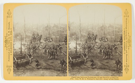 Gen. W.H.L. Wallace's, 2nd Div. Army of the Tenn., from the series "The Chicago Panorama of the Battle of Shiloh"