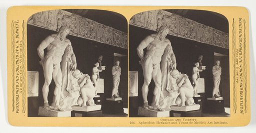 Aphrodite; Herkales and Venus de Medici; Art Institute, from the series "Chicago and Vicinity"