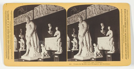 Venus de Medici and Herkales; Art Institute, from the series "Chicago and Vicinity"