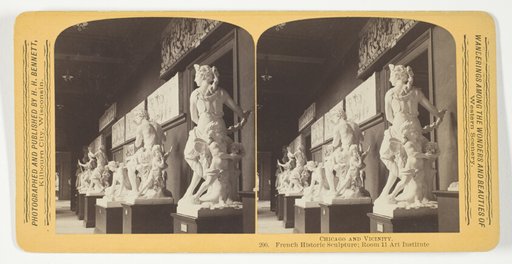 French Historic Sculpture; Room 11 Art Institute, from the series "Chicago and Vicinity"