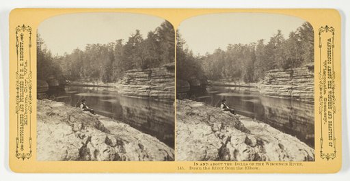 Down the River from the Elbow, No. 145 from the series "In and About the Dells of the Wisconsin River"