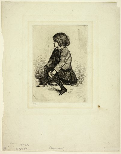 Seymour Haden, Jr, Seated